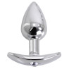 Kiotos Plug Bijou anal avec base arrondie Curve 6 x 2.8 cm - Bijou transparent